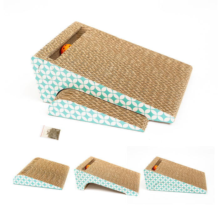 Square cardboard hotsell cat scratcher