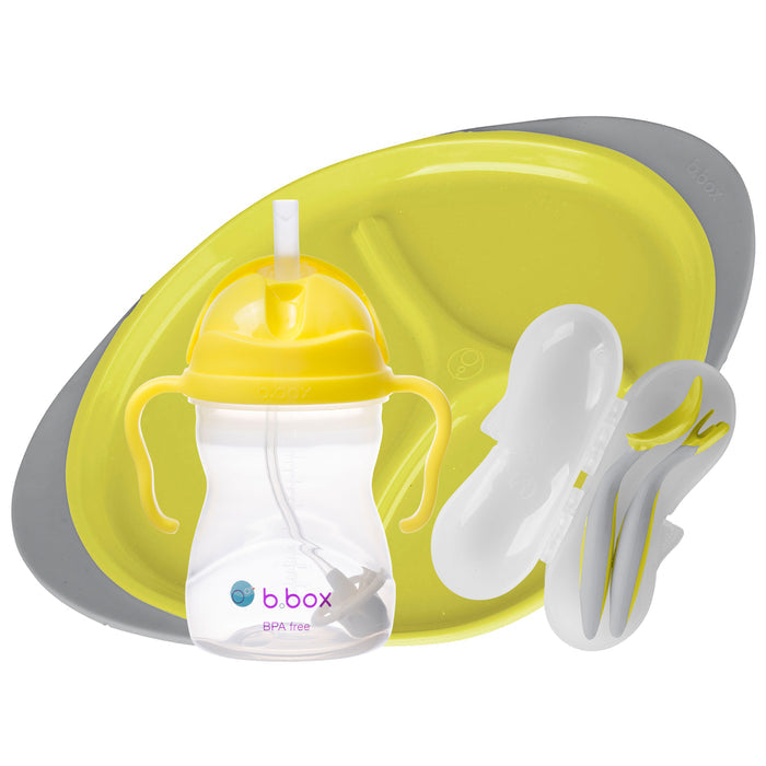 B.BOX SIPPY CUP & CUTLERY SET & PLATE FEEDING SET