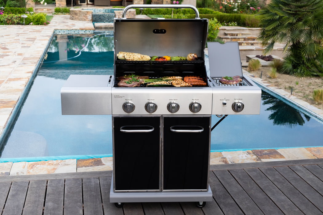 Kenmore - 4 Burner Gas Grill Plus Side Searing Burner